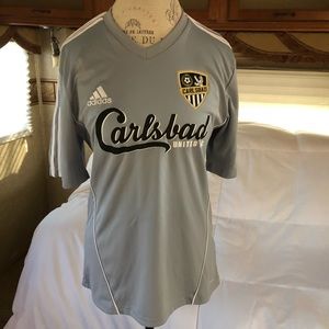 Adidas Graphic Carlsbad Jersey M Gray White Black